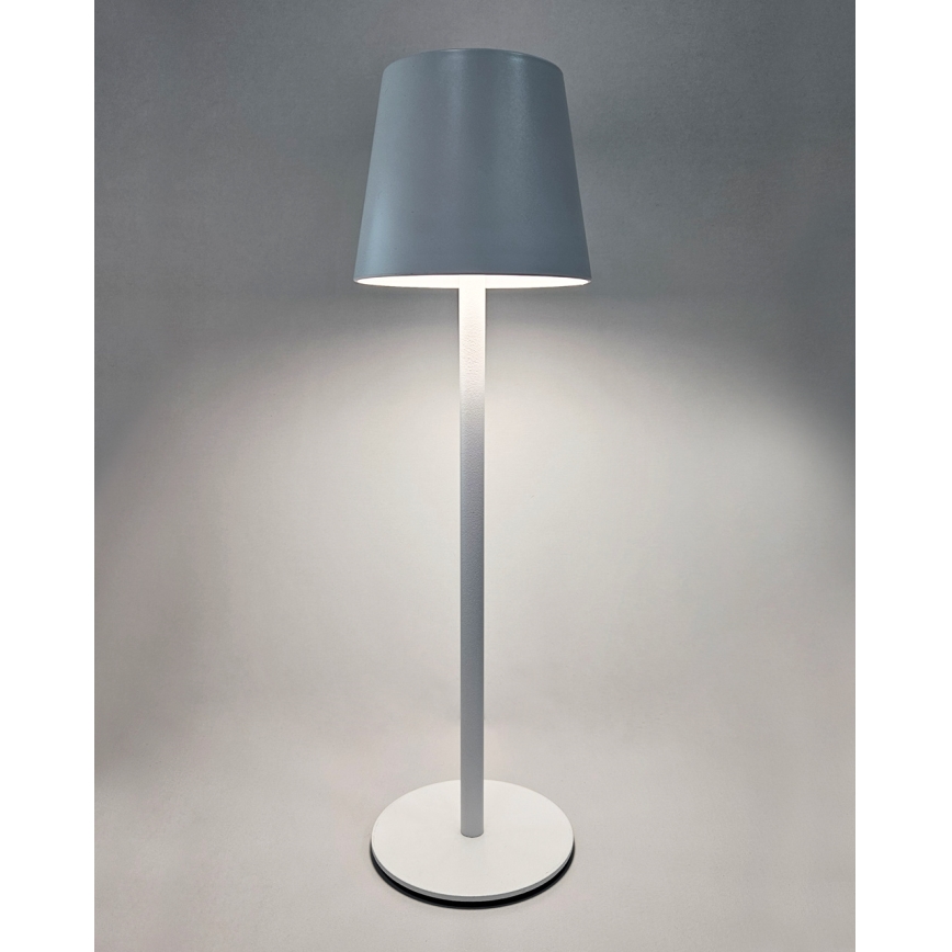 LED Stmívatelná dotyková stolní lampa LED/5W/5V USB 1200 mAh bílá