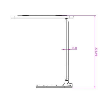 LED Stmívatelná dotyková stolní lampa NAOMI LED/7W/230V 3000-6500K