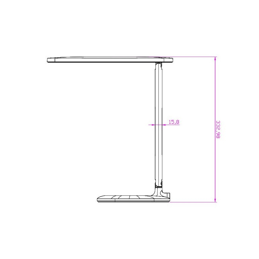 LED Stmívatelná dotyková stolní lampa NAOMI LED/7W/230V 3000-6500K