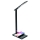 LED Stmívatelná dotyková stolní lampa s bezdrátovým nabíjením JOY LED/6W/230V + USB černá