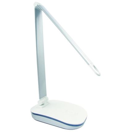 LED Stmívatelná dotyková stolní lampa s USB konektorem HAZEL LED/5W/230V