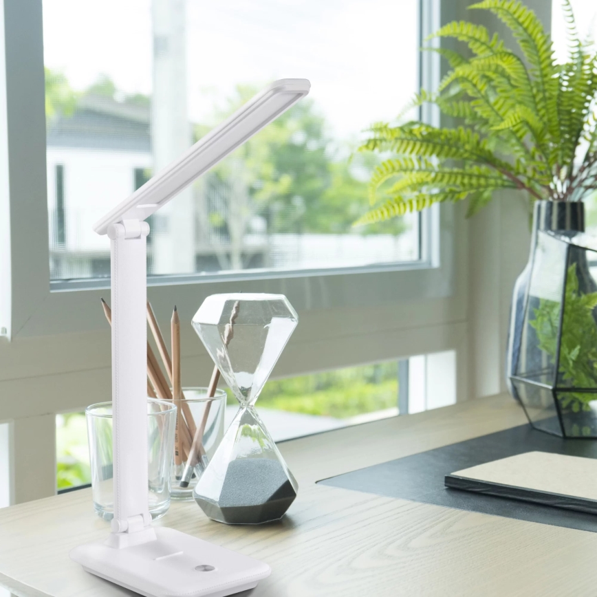 LED Stmívatelná dotyková stolní lampa VINTO LED/8W/230V bílá