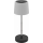 LED Stmívatelná dotyková venkovní nabíjecí stolní lampa LED/2W/5V IP44 1200 mAh šedá