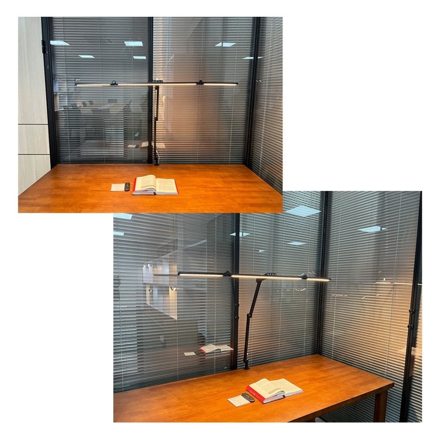 LED Stmívatelná dotyková flexibilní stolní lampa POINTIQ LED/36W/230V 3000-6500K CRI 92 černá