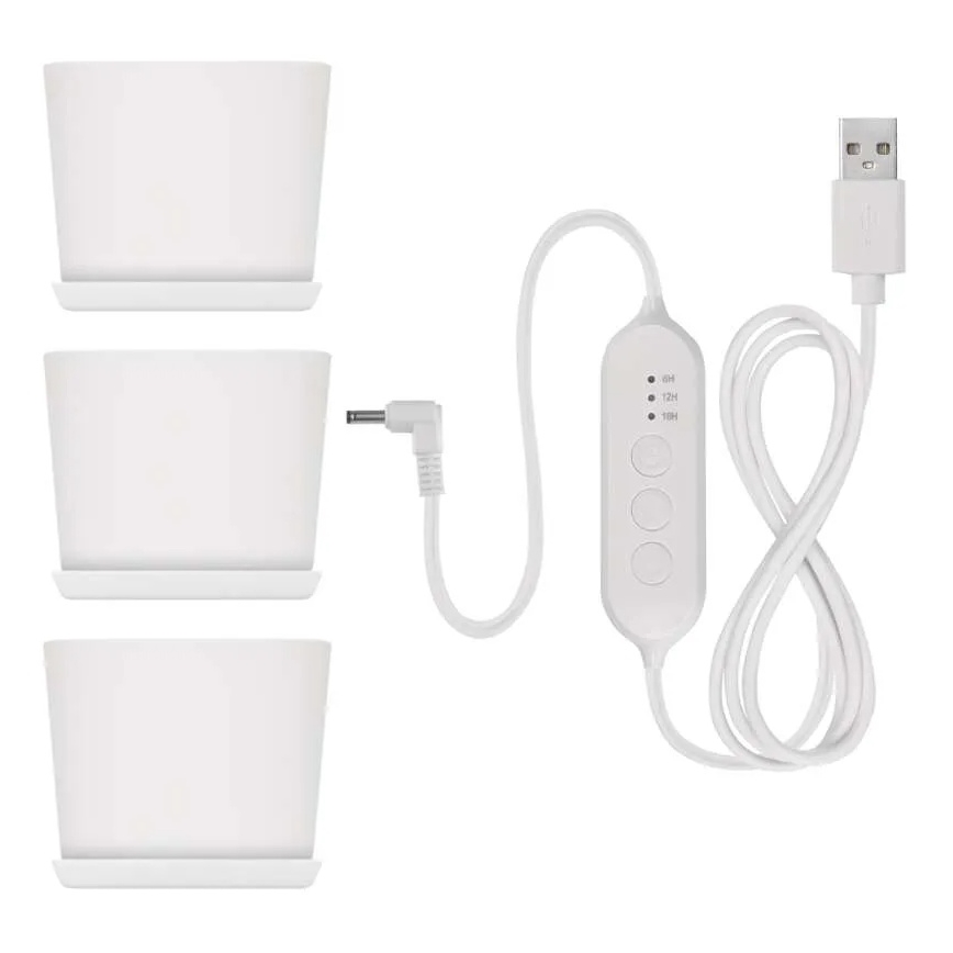 LED Stmívatelná interiérová lampa pro pěstování rostlin GROW LED/7W/5V