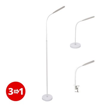 LED Stmívatelná lampa 3v1 LED/10W/230V 3000/4000/6000K CRI 90 bílá