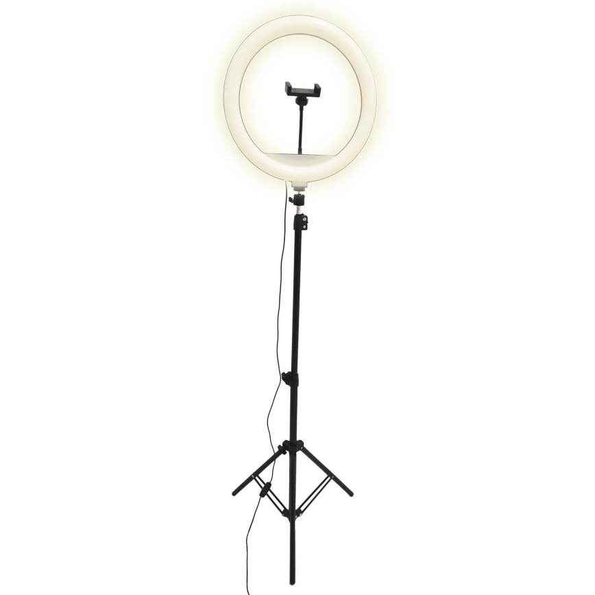 LED Stmívatelná lampa se stativem a držákem pro vlogování LED/15W/5V 2700-6500K