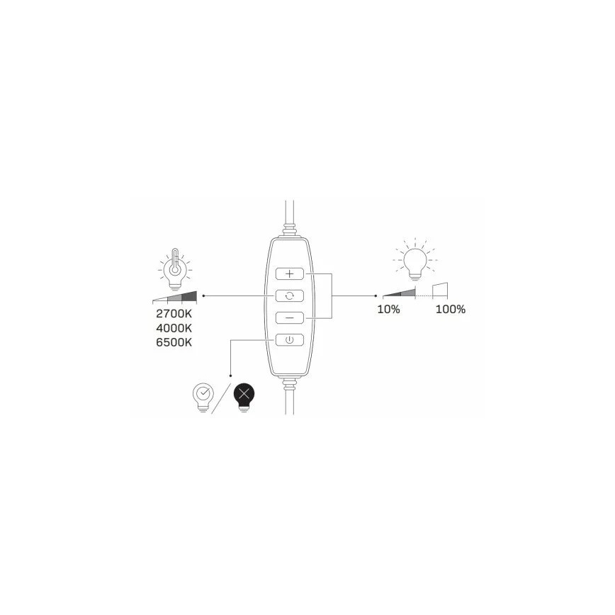 LED Stmívatelná lampa se stativem a držákem pro vlogování LED/15W/5V 2700-6500K