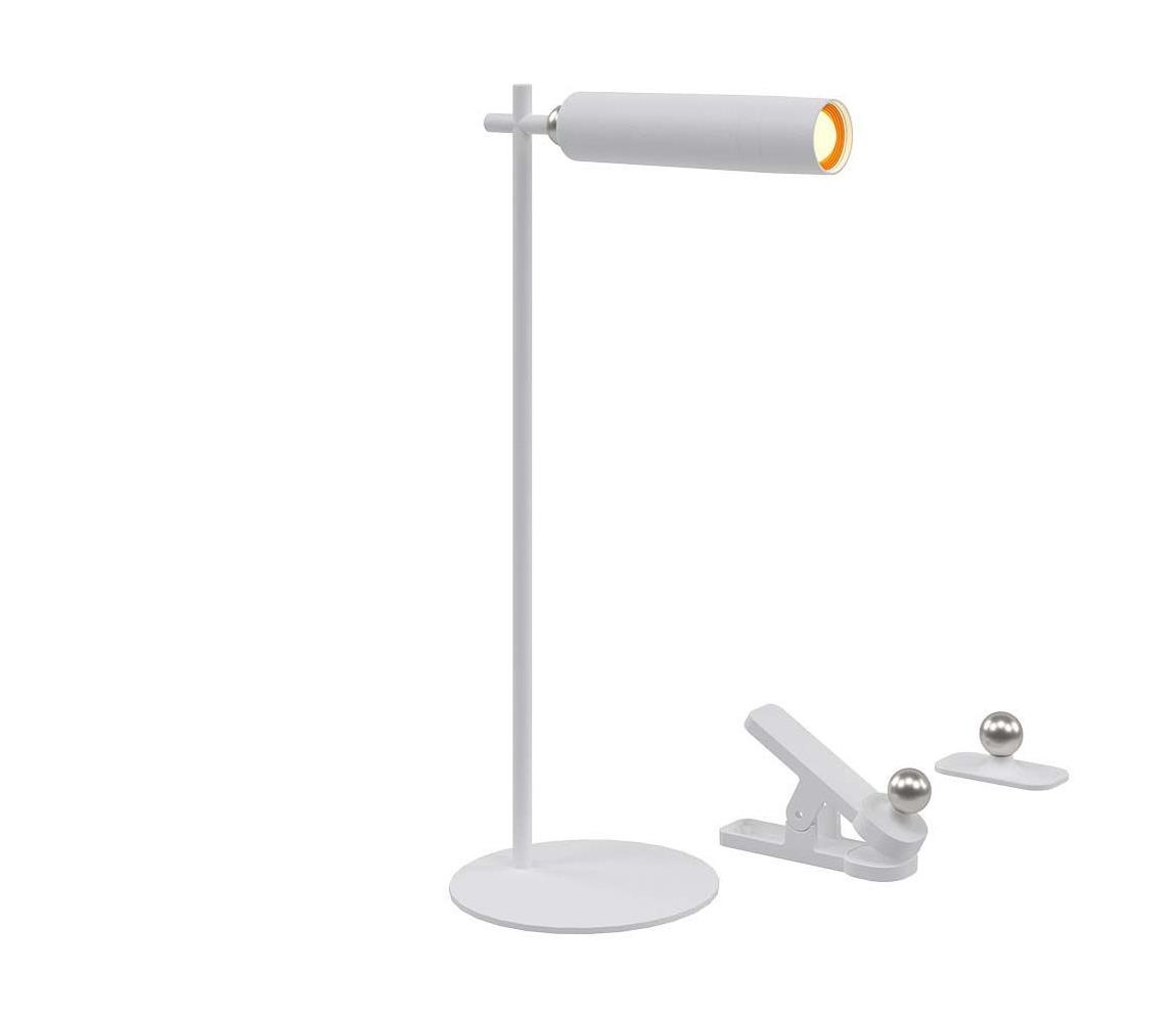  LED Stmívatelná magnetická stolní lampa LED/3W/5V 4000K 1500 mAh bílá 