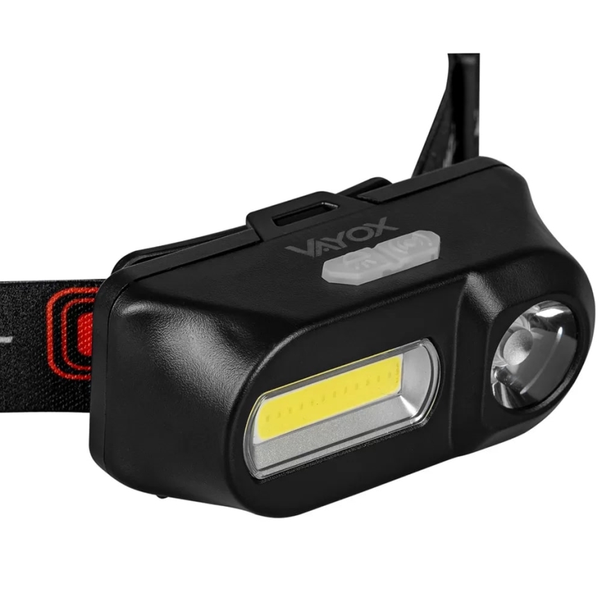 LED Stmívatelná nabíjecí čelovka 2xLED/5V IP44 210 lm 2000 mAh