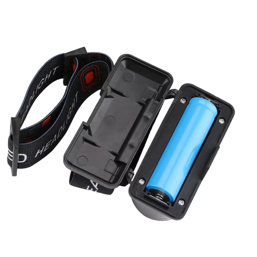 LED Stmívatelná nabíjecí čelovka 2xLED/5V IP44 210 lm 2000 mAh