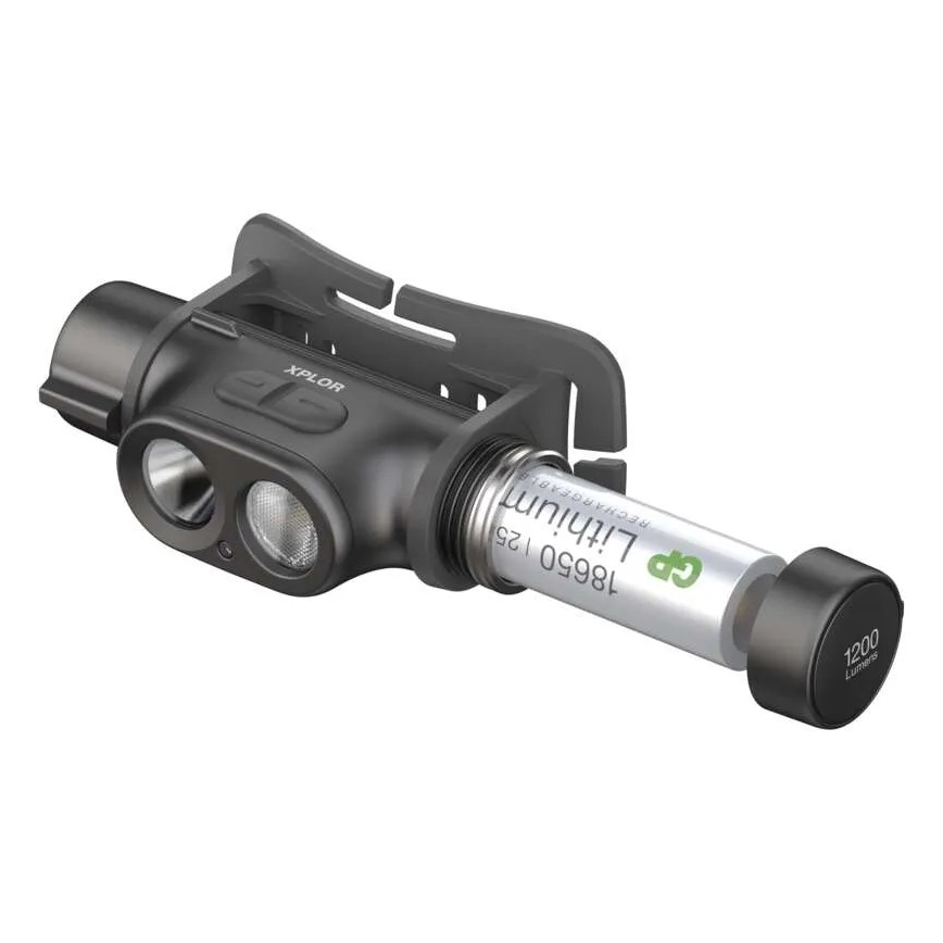 LED Stmívatelná nabíjecí čelovka GP XPLOR PHR19 LED/1x18650/5V IPX8
