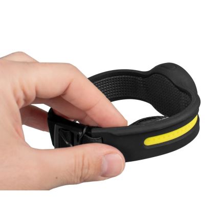 LED Stmívatelná nabíjecí čelovka s červeným světlem LED/5V IPX4 550 lm 600 mAh