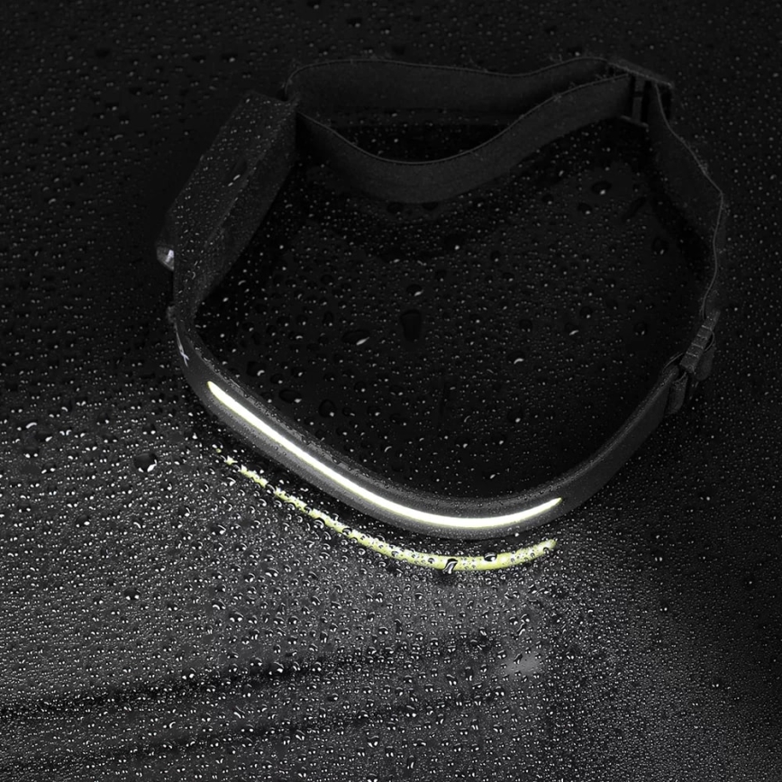 LED Stmívatelná nabíjecí čelovka se senzorem 2xLED/5V IP44 350 lm 1200 mAh