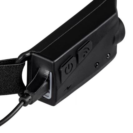 LED Stmívatelná nabíjecí čelovka se senzorem 2xLED/5V IP44 350 lm 1200 mAh
