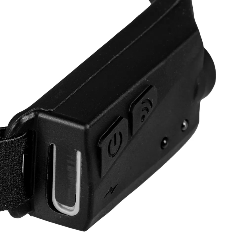 LED Stmívatelná nabíjecí čelovka se senzorem 2xLED/5V IP44 350 lm 1200 mAh