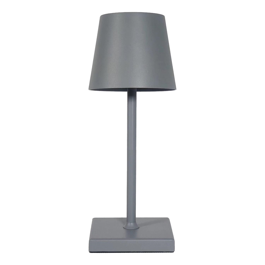 LED Stmívatelná nabíjecí dotyková stolní lampa LED/3,5W/5V 5200mAh šedá