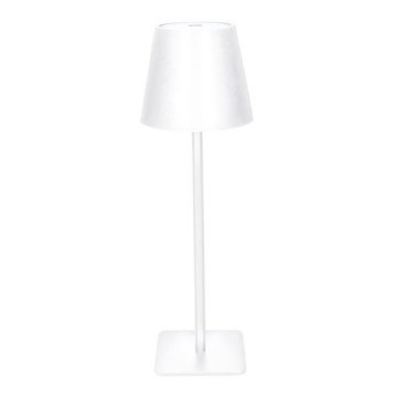 LED Stmívatelná nabíjecí dotyková stolní lampa LUCCA LED/3,7V 3000/4000/6500K 2000 mAh bílá