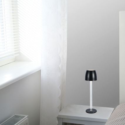 LED Stmívatelná nabíjecí dotyková stolní lampa LED/3W/5V 3000K 1800 mAh bílá