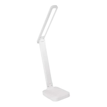 LED Stmívatelná nabíjecí stolní lampa LED/5W/3,7V 3000K/4000K/6500K 800mAh bílá