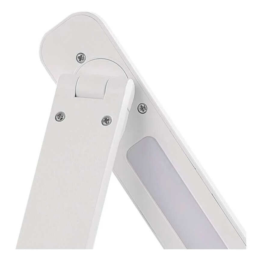LED Stmívatelná nabíjecí stolní lampa LED/5W/3,7V 3000K/4000K/6500K 800mAh bílá