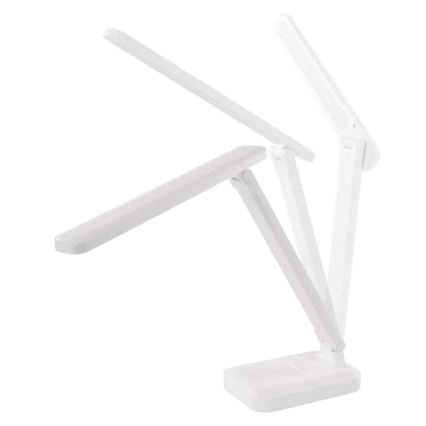 LED Stmívatelná nabíjecí stolní lampa LED/5W/3,7V 3000K/4000K/6500K 800mAh bílá