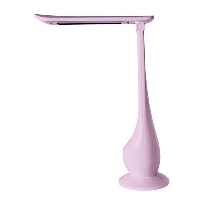LED Stmívatelná nabíjecí stolní lampa LILLY LED/4W/5V 1200 mAh růžová
