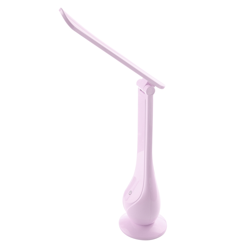 LED Stmívatelná nabíjecí stolní lampa LILLY LED/4W/5V 1200 mAh růžová