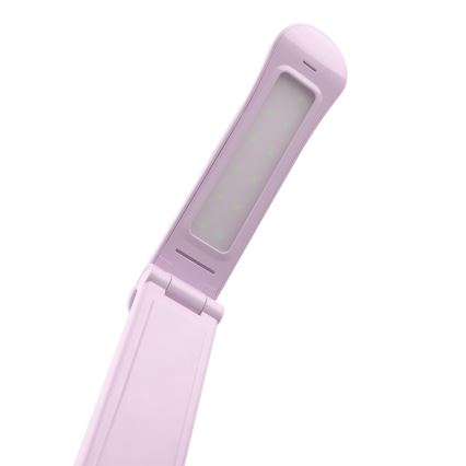 LED Stmívatelná nabíjecí stolní lampa LILLY LED/4W/5V 1200 mAh růžová