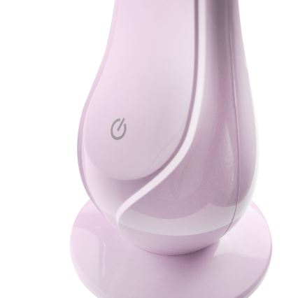 LED Stmívatelná nabíjecí stolní lampa LILLY LED/4W/5V 1200 mAh růžová