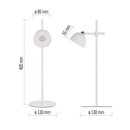 LED Stmívatelná nabíjecí stolní lampa magnetická 4v1 LED/4,2W/3,7V 4000K 1200mAh bílá