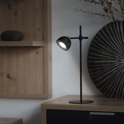 LED Stmívatelná nabíjecí stolní lampa magnetická 4v1 LED/4,2W/3,7V 4000K 1200mAh černá
