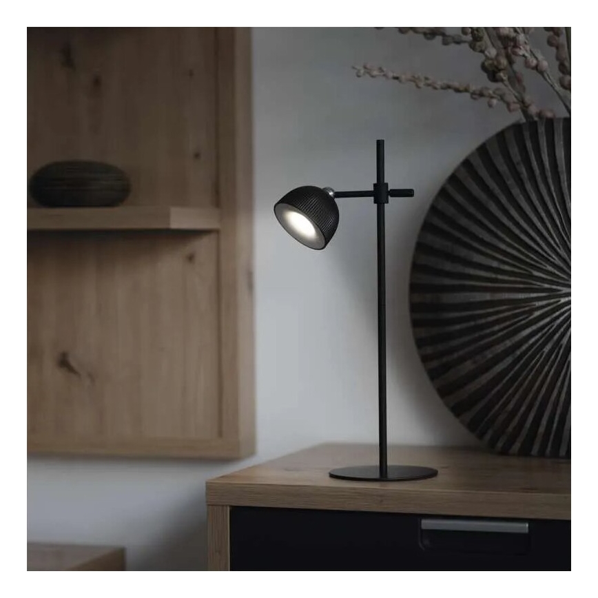 LED Stmívatelná nabíjecí stolní lampa magnetická 4v1 LED/4,2W/3,7V 4000K 1200mAh černá