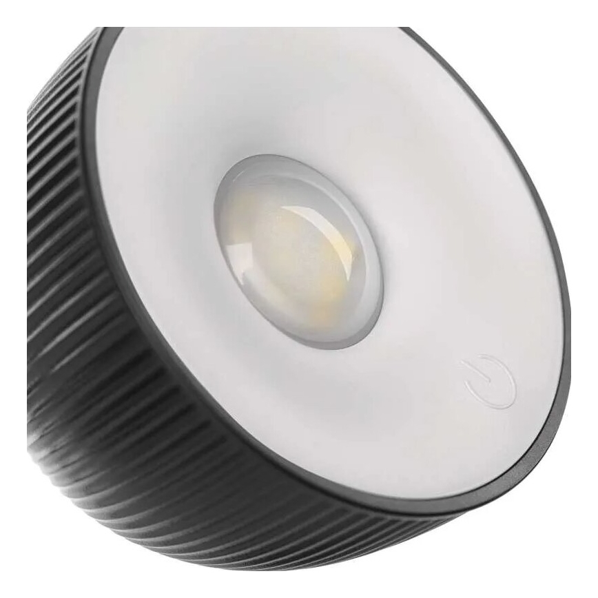 LED Stmívatelná nabíjecí stolní lampa magnetická 4v1 LED/4,2W/3,7V 4000K 1200mAh černá