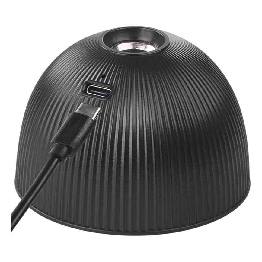 LED Stmívatelná nabíjecí stolní lampa magnetická 4v1 LED/4,2W/3,7V 4000K 1200mAh černá