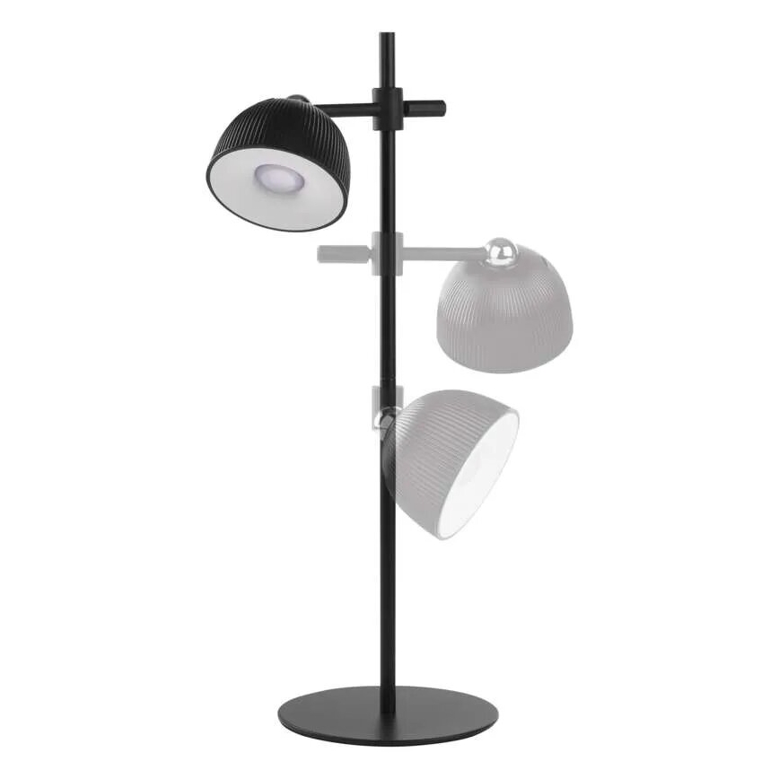 LED Stmívatelná nabíjecí stolní lampa magnetická 4v1 LED/4,2W/3,7V 4000K 1200mAh černá