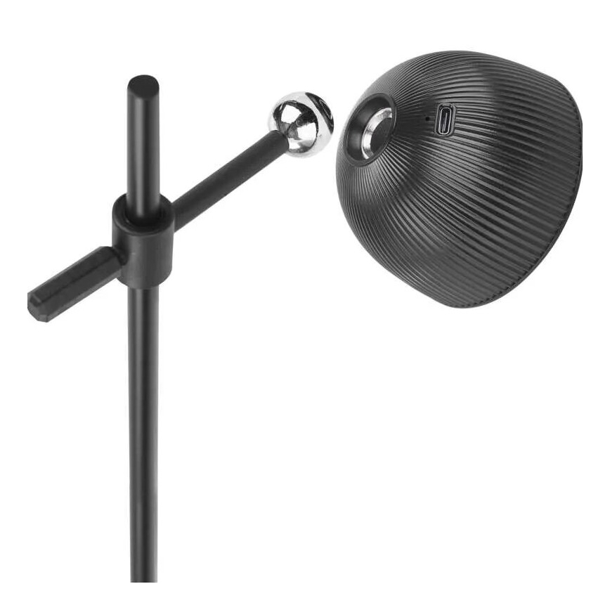 LED Stmívatelná nabíjecí stolní lampa magnetická 4v1 LED/4,2W/3,7V 4000K 1200mAh černá