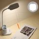 LED Stmívatelná nabíjecí stolní lampa s držákem a powerbankou LED/5W/5V 2400mAh