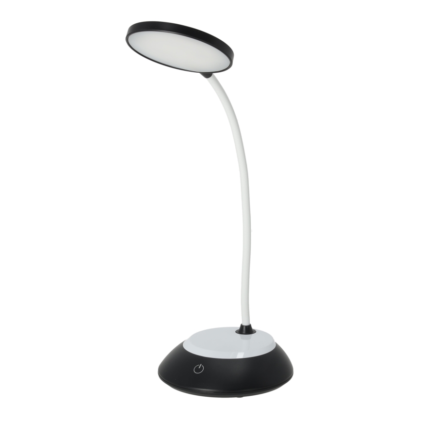 LED Stmívatelná nabíjecí stolní lampa VISUA LED/5W/5V 3000-5000K 1200 mAh černá