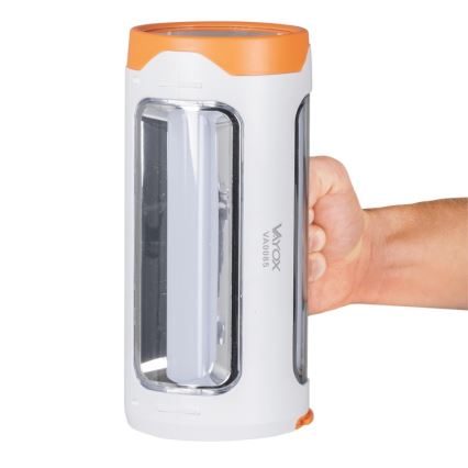LED Stmívatelná nabíjecí svítilna 2v1 s funkcí powerbanky LED/5W/230V 3500 mAh