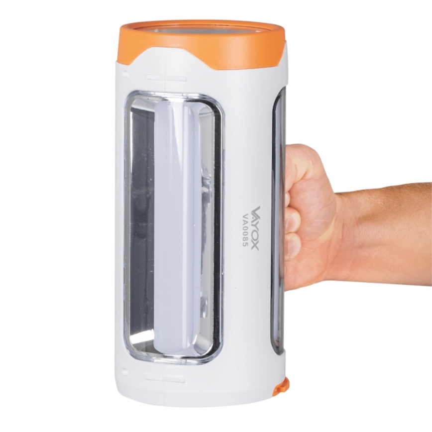 LED Stmívatelná nabíjecí svítilna 2v1 s funkcí powerbanky LED/5W/230V 3500 mAh