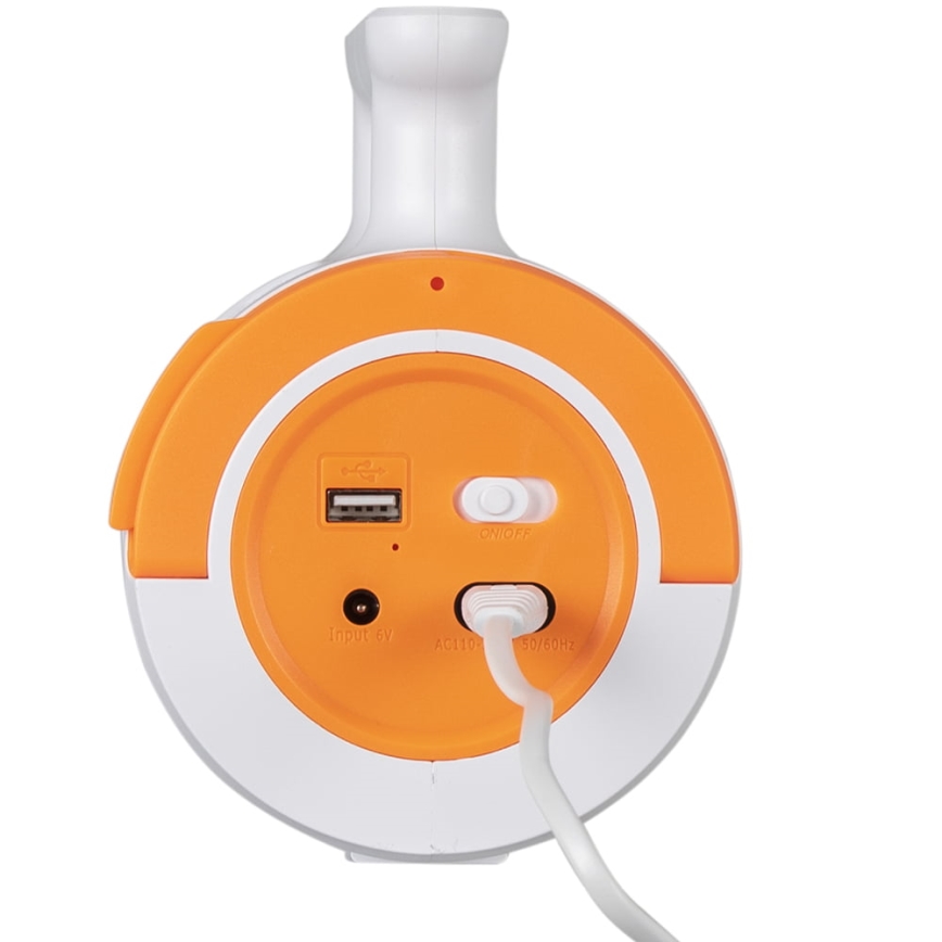 LED Stmívatelná nabíjecí svítilna 2v1 s funkcí powerbanky LED/5W/230V 3500 mAh