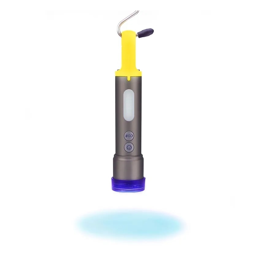 LED Stmívatelná nabíjecí svítilna LED/10W/5V IPX4 1200 mAh 650 lm