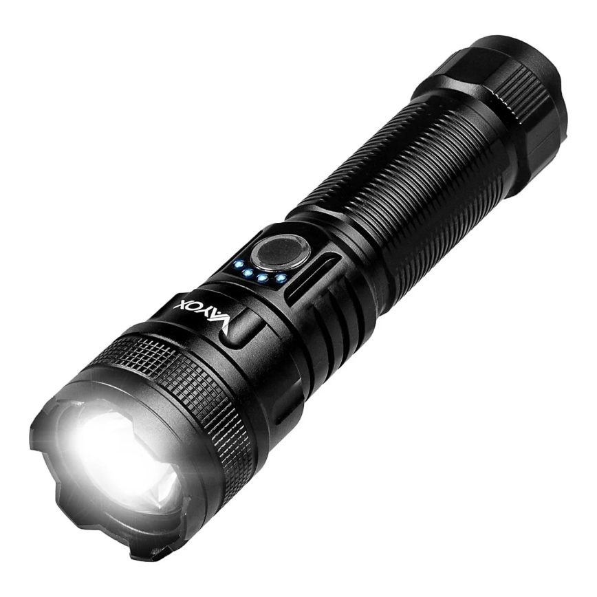 LED Stmívatelná nabíjecí svítilna s funkcí powerbanky LED/10W/5V IPX4 600 lm 2000 mAh