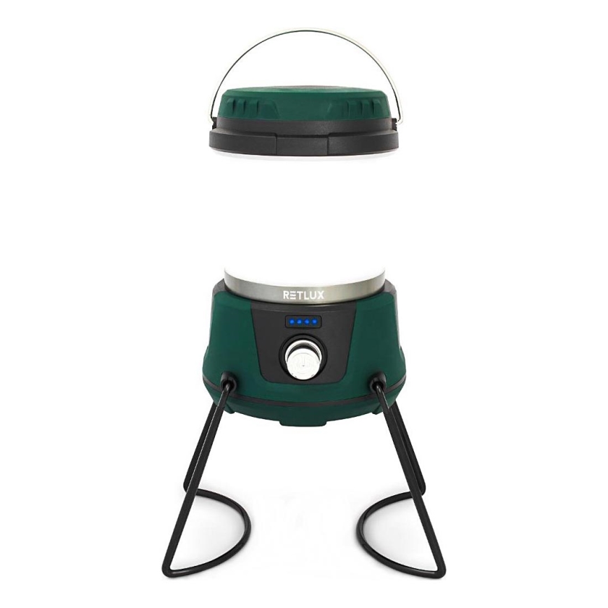 LED Stmívatelná přenosná lampa s funkcí powerbanky LED/3W/4400 mAh IPX2