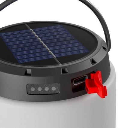 LED Stmívatelná přenosná solární nabíjecí lampa LUMINA TUBO LED/5V 800 mAh