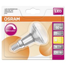 LED Stmívatelná reflektorová žárovka E14/5,9W/230V 2700K - Osram