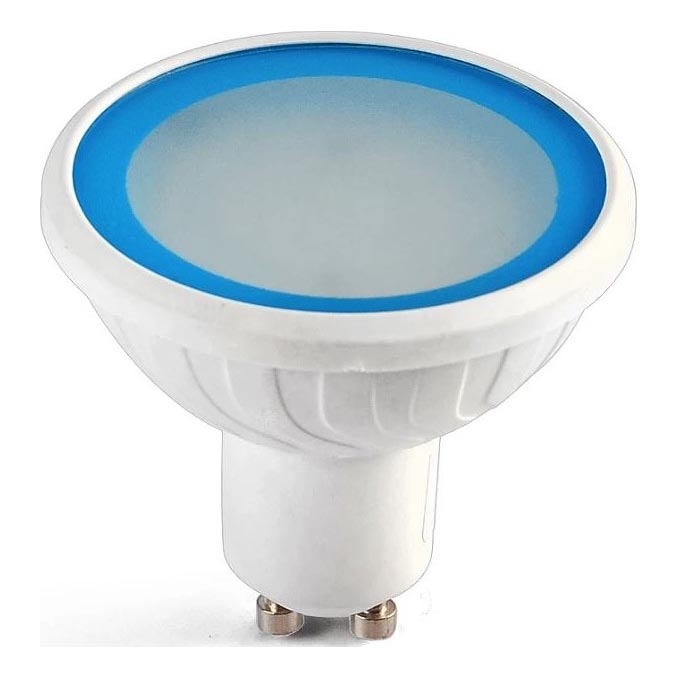 LED Stmívatelná reflektorová žárovka EASY CONNECT GU10/4W/230V modrá