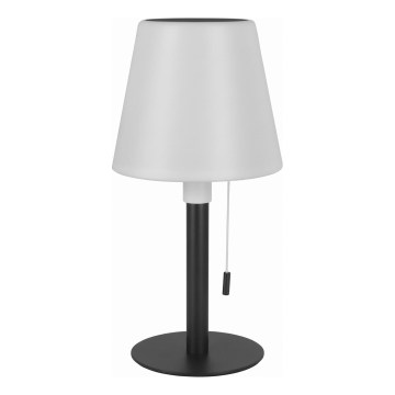 LED Stmívatelná solární lampa LED/2W/5V USB 1200 mAh IP44 bílá/černá
