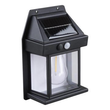 LED Stmívatelná solární lucerna se senzorem LED/3,7V IP44 1200 mAh